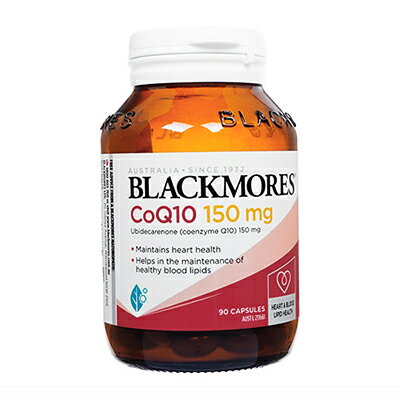 【海外通販・正規品・日時指定不可】CoQ10 150mg 90錠　1本　ブラックモアズ　コエンザイムQ10Blackmores CoQ10：国際書留郵便発送のサムネイル