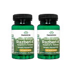 【海外通販・正規品・日時指定不可】ラズベリーケトン 60錠 2本 スワンソン Swanson Razberi-K200mg ：国際郵便書留発送