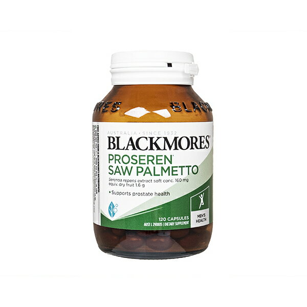 プロセレンソーパルメット　120錠　1本　ブラックモアズ　ノコギリヤシBlackmores Proseren Saw Palmetto：国際書留郵便発送