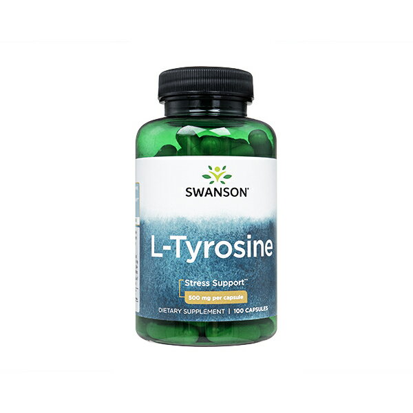 スワンソン　L-チロシン　500mg　100錠　1本　Swanson　L-Tyrosine：国際郵便書留発送