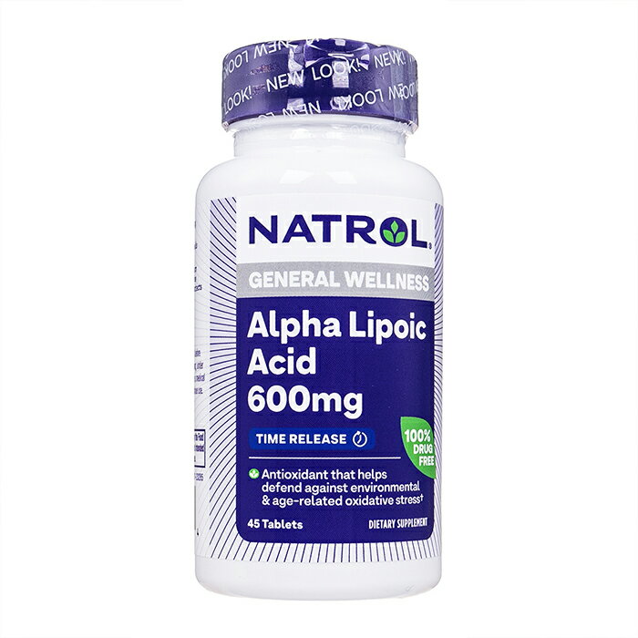 (Natrol)アルファリポ酸600mgタイムリリース45錠 アルファリポ酸とカルシウムを主成分とするサプリメントです。 タイムリリースタイプです。 【ご使用方法】 1日1粒を目安にお召し上がりください。 【注意事項】 ・本品は、多量摂取により疾病が治癒したり、より健康が増進するものではありません。1日の摂取目安量を必ず守り、過剰な摂取はお控えください。 ・18歳未満の方は本品の摂取を避けてください。 ・妊娠中・妊娠の可能性のある方・授乳中の方は、本品を摂取する前に必ず医師にご相談ください。 ・本品や、含有成分にアレルギーのある方は、使用をお控えください。 ・薬剤を服用中の方、治療中の方は、本品使用前に必ず医師にご相談ください。 ・子供の手の届かないところに保管してください。 ・直射日光の当たらない涼しい場所に保管してください。 ・異常を感じた際はただちに使用を中止し、医師の診察をお受けください。 関連商品 ・ (Natrol)アルファリポ酸600mgタイムリリース45錠 1本 ・ (Natrol)アルファリポ酸600mgタイムリリース45錠 2本 ・ (Natrol)アルファリポ酸600mgタイムリリース45錠 3本 ・ (Natrol)アルファリポ酸600mgタイムリリース45錠 6本 免責事項 ご注文に際しては以下の事項を確認のうえ、ご了承ください。 ・お買物前に、必ずお買い物ガイドをご熟読ください。 ・返品・交換は受け付けておりません。(破損、誤配送を除く) ・初期不良の場合は新しい商品に交換いたしますが、在庫切れの商品の場合は代金返金とさせていただきます。 ・空輸しているため気圧の変化で中蓋が開いてしまうことがございますが、外装のフィルムが剥がれていない場合は返品・交換対象外です。 ・海外発送となるため、外箱に潰れ、擦れなどある場合がありますがこの場合も返品・交換対象外です。 ・配達日時の指定、宅配ボックス投函のご要望は対応いたしかねます。 ・リニューアルにより、外観・仕様・容量・成分などが予告無く変更されることがございます。 ・ご利用のインターネット端末の設定環境により、実際の色と異なる場合がございます。 ・ご注文数は、法律で定められた許可数の範囲内で行ってください。 ・許可数を超えた数量を税関で処分された場合、その責任はご注文者様に帰しますのでご注意ください。 ・16600円以上ご購入の場合、関税・消費税が掛かる場合がございます。 ・在庫量によって配送地、お届け日数が異なる場合がございます。 名称 (Natrol)アルファリポ酸600mgタイムリリース 内容量 1本/45錠 原材料 Serving Size: 1 Tablet Calcium (as Dibasic Calcium Phosphate) 100mg, Alpha Lipoic Acid 600mg Other Ingredients: Microcrystalline Cellulose, Hypromellose, Stearic Acid, Silicon Dioxide, Magnesium Stearate, Riboflavin (Color), Methylcellulose, Glycerin. メーカー Natrol LLC(Made in USA) 区分 サプリメント 発送国 香港 ※在庫量によって配送地が異なる場合がございます。 広告文責 SANTANA TRADING HK LIMITED　TEL：084-973-3081 配送に 関する 注意事項 ・お届け先は必ず個人名までご記入ください。法人住所や局留めは できかねます。 ・弊社提携倉庫より出荷致します。 ・安心の追跡保証付き発送です。(ヤマト・郵便局予定：指定不可） ・海外出荷となりますので日時・到着時間帯の指定は不可となります。 ・宅配ボックス投函のご要望は受けかねます。 ・複数商品を御購入の場合は別々の梱包にて出荷する場合がございます。 備考 ・当店でご購入された商品は、「個人輸入」としての取り扱いになり、すべて香港・シンガポール・インド等からお客様のもとへ直送されます。 ・個人輸入される商品は、すべてご注文者自身の「個人使用・個人消費」が前提となりますので、 　ご注文された商品を第三者へ譲渡・転売することは法律で禁止されております。 ・関税・消費税が課税される場合があります。 詳細は≫こちら