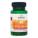 【海外通販・正規品・日時指定不可】ビタミンA10000IU 250錠 1本 スワンソン Swanson Vitamin A :国際郵便書留発送