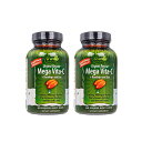 【海外通販・正規品・日時指定不可】ビタCプラスアージェントレスキュー 60錠 2本 IrwinNaturals Urgent Rescue Mega Vita-C メガビタC アーウィンナチュラルズ:ヤマト国際便発送