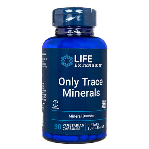 【海外通販 正規品 日時指定不可】オンリートレースミネラル90錠 1本 ライフエクステンション LE LifeExtension OnlyTraceMinerals：国際郵便書留発送