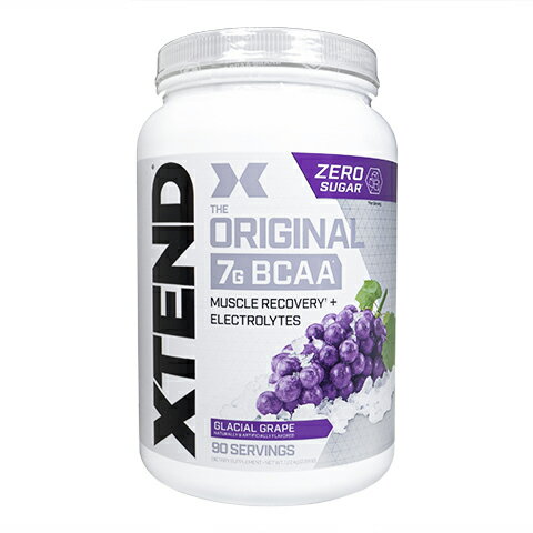 【海外通販・日時指定不可】エクステンド　オリジナルBCAA　グレープ味　90回分 Scivation Xtend Original BCAA Grapeサプリメント サイベーション ：ヤマト国際便発送