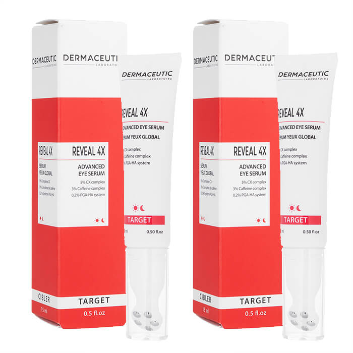 ダーマシューティック リビール4X 15ml 2本Dermaceutic Reveal 4X アイセラム 目元用美容液 国際郵便書..