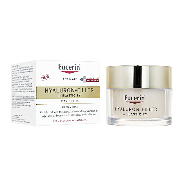 ユーセリン ヒアルロンフィラー+エラスティシティデイSPF15 50ml 1本 Eucerin Hyaluron-Filler + Elasticity Day デイクリーム：国際郵便発送