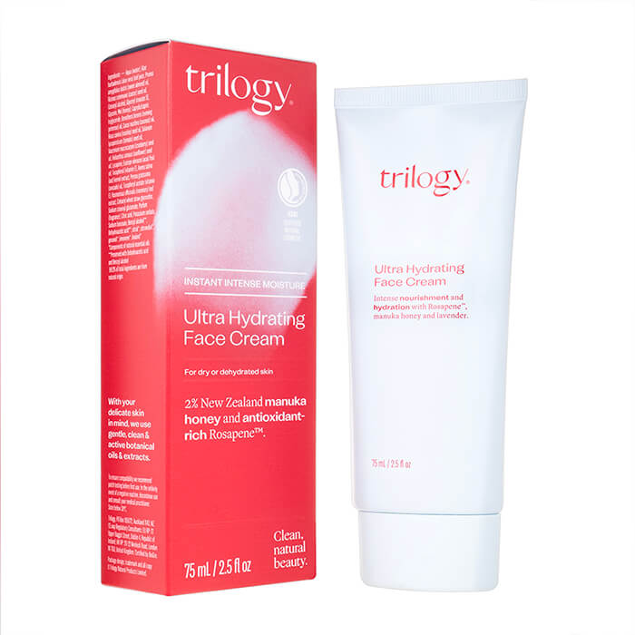 【海外通販・正規品・日時指定不可】トリロジー　ウルトラハイドレーティングフェイスクリーム75ml≪Trilogy　フェイスクリーム≫：国際郵便書留発送