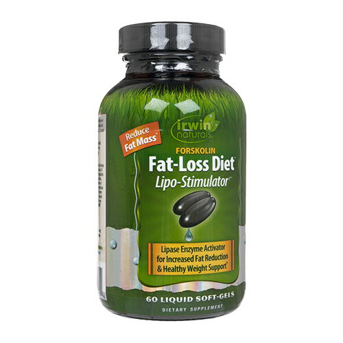 IrwinNaturals フォルスコリンファットロスダイエット 60錠 1本 アーウィンナチュラルズ ForskolinFat-LossDiet国際書留郵便発送 海外通販 正規品 日時指定不可