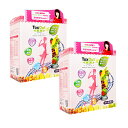 【海外通販・正規品・日時指定不可】トックスアウト18袋+専用カップ 2箱 ToxOut (18pack) 100%天然成分使用 食物繊維入りドリンク:国際郵便書留発送
