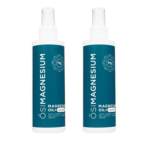 (OSIMAGNESIUM)マグネシウムオイル＋オプティMSM200ml マグネシウムを豊富に含む、天然成分100%のオイル OSIMAGNESIUMのマグネシウムオイル＋オプティMSMは、マグネシウムを豊富に含む、天然成分100%のオイルです。 肌に適量を塗布することで、心身の健康サポートなどが期待できます。 本製品配合の高純度マグネシウムが存在するのは、深さ1,500〜2,000メートルを誇る古代ゼッチステイン海底。 最先端の技術を駆使して採取し、効率よく体に吸収されるよう配慮してオイルに仕上げています。 本製品にはマグネシウムに加え、MSMと呼ばれる成分を配合しました。 MSMの中でも、純度と安全性に優れた「オプティMSM」を使用し、健康で快適な生活をサポートします。 ★マグネシウムオイルの特徴 ◆安心の天然成分100％ 含まれる成分は全て天然由来です。 ◆高純度マグネシウム使用 本製品に配合されるマグネシウムが存在するのは、深さ1,500〜2,000メートルを誇る古代ゼッチステイン海底です。 外界の環境にさらされることのないため、良質なマグネシウムが存在します。 ◆「オプティMSM」配合 MSMの中でも純度と安全性に優れた「オプティMSM」を使用しています。 【使用方法】 2.5ml（ティースプーン半杯分）には、257mgのマグネシウムと、312mgのOptiMSMが含まれます。 毎日適量を肌に塗布してください。 【注意事項】 ・オイルが目や粘膜に触れないようご注意ください。 ・高温を避け、室温で保管してください。・本品は口から摂取するものではなく、身体に塗るタイプのサプリメントです。 関連商品 ◆(OSIMAGNESIUM)マグネシウムオイル＋オプティMSM200mlラインナップ ・ (OSIMAGNESIUM)マグネシウムオイル＋オプティMSM200ml　1本 ・ (OSIMAGNESIUM)マグネシウムオイル＋オプティMSM200ml　2本 ★その他のOSIMAGNESIUM商品のシリーズは≫こちらからご覧になれます 免責事項 ご注文に際しては以下の事項を確認のうえ、ご了承ください。 ・お買物前に、必ずお買い物ガイドをご熟読ください。 ・返品・交換は受け付けておりません。(破損、誤配送を除く) ・初期不良の場合は新しい商品に交換いたしますが、在庫切れの商品の場合は代金返金とさせていただきます。 ・空輸しているため気圧の変化で中蓋が開いてしまうことがございますが、外装のフィルムが剥がれていない場合は返品・交換対象外です。 ・海外発送となるため、外本に潰れ、擦れなどある場合がありますがこの場合も返品・交換対象外です。 ・配達日時の指定、宅配ボックス投函のご要望は対応いたしかねます。 ・リニューアルにより、外観・仕様・容量・成分などが予告無く変更されることがございます。 ・ご利用のインターネット端末の設定環境により、実際の色と異なる場合がございます。 ・ご注文数は、法律で定められた許可数の範囲内で行ってください。 ・許可数を超えた数量を税関で処分された場合、その責任はご注文者様に帰しますのでご注意ください。 ・16600円以上ご購入の場合、関税・消費税が掛かる場合がございます。 ・在庫量によって配送地、お届け日数が異なる場合がございます。 名称 (OSIMAGNESIUM)マグネシウムオイル＋オプティMSM 内容量 2本（1本/200ml） 原材料 2.5 ml (Half Teaspoon, 16 pumps) Contains 257 mg Elemental Magnesium and 312 mg OptiMSM. Ingredients Aqua, Magnesium Chloride, Magnesium Sulfate, Potassium Chloride, Sodium Chloride, Calcium Chloride, Dimethyl Sulfone (MSM) メーカー Wanadis Kft.(Made in Hungary) 区分 サプリメント 発送国 香港 ※在庫量によって配送地が異なる場合がございます。 配送に 関する 注意事項 ・お届け先は必ず個人名までご記入ください。法人住所や局留めは できかねます。 ・弊社提携倉庫より出荷致します。 ・安心の追跡保証付き発送です。(ヤマト・郵便局予定：指定不可） ・海外出荷となりますので日時・到着時間帯の指定は不可となります。 ・宅配ボックス投函のご要望は受けかねます。 ・複数商品を御購入の場合は別々の梱包にて出荷する場合がございます。 備考 ・当店でご購入された商品は、「個人輸入」としての取り扱いになり、すべて香港・シンガポール・インド等からお客様のもとへ直送されます。 ・個人輸入される商品は、すべてご注文者自身の「個人使用・個人消費」が前提となりますので、 　ご注文された商品を第三者へ譲渡・転売することは法律で禁止されております。 ・関税・消費税が課税される場合があります。 詳細は≫こちら 　　 広告文責 SANTANA TRADING HK LIMITED　TEL：084-973-3081