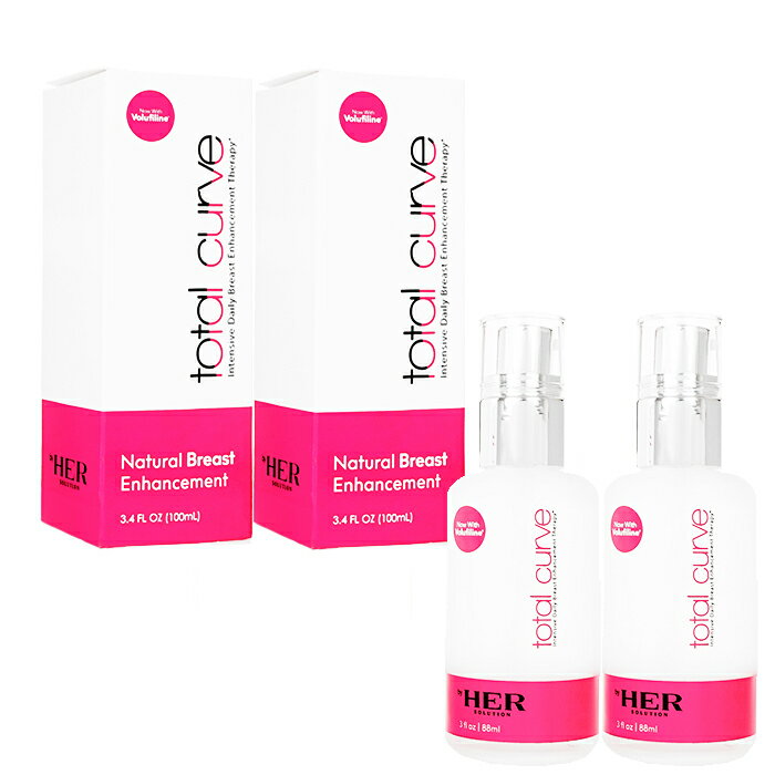 トータルカーブジェル 100ml 2本 LeadingEdgeHealth Total Curve Gel (Bottle) バストケア クリーム 美容成分 国際書留郵便発送 海外通販 正規品 日時指定不可