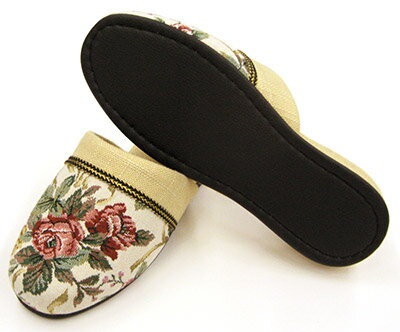 ゴブラン織り　スリッパ　麻混　4足セット色選べます　日本製