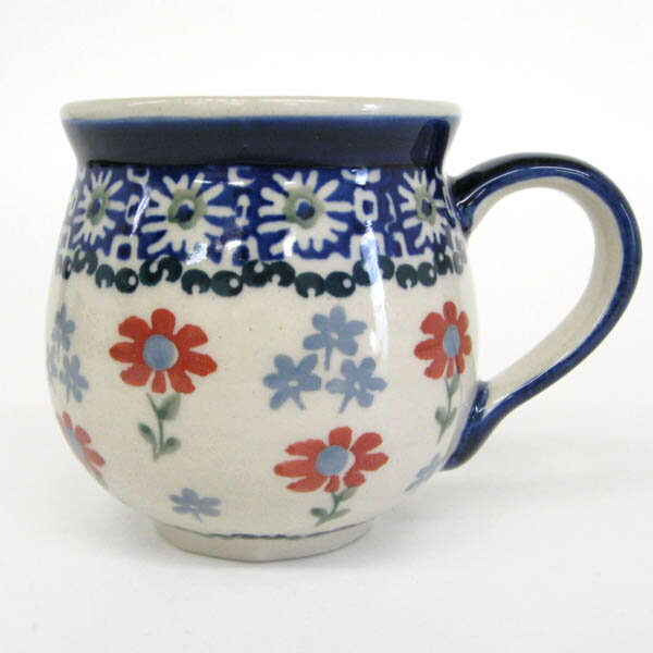 ポーリッシュポタリー ポーランド食器・陶器マグカップ 0.2L マニュファクトゥラ社　K67-P232ポーリッシュ・ポタリー poland食器 ポーランドしょっき