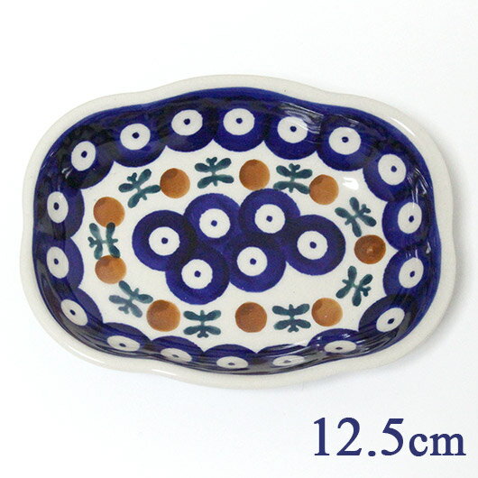 　ポーランド陶器・食器　ミニプレート クラウド ボウルS　モスキート　マニュファクトゥラ社　S126-70　ピーコックアイ＆モスキートの柄