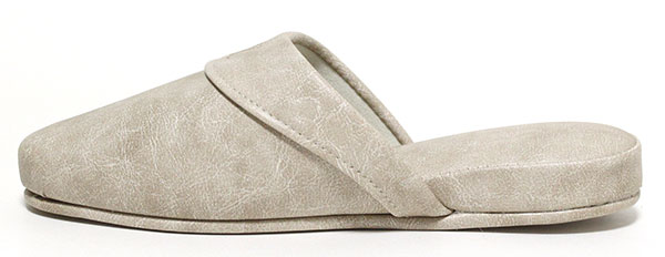 カジュアル雑貨ビューピーの七匠カフス フェイクレザー スリッパ Mサイズ 4足セット 色選べます 送料無料 抗菌　日本製｜アングル2