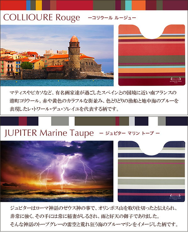 ������ �ȥ���ޥå� PVC 55��60cm �졦�ȥ�롦�ǥ塦���쥤�� ���� �ɽ� �ɥ��� �ɱ� ���� �Ϥÿ� �����ӥ˥���� ������� ���ȥ饤�� �ե�� �֥��� LES TOILES DU SOLEIL ������