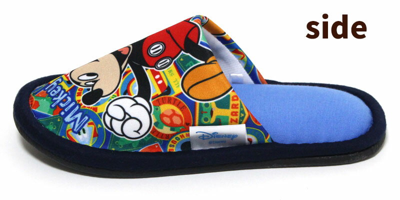 カジュアル雑貨ビューピーの子供 スリッパ 6足セット ディズニー 布プリント New キッズ Disney 20cmくらいまで 来客用 キャラクター ミッキー ミニー プー カーズ プリンセス 室内｜アングル2