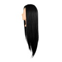 【3日間新品保証付】カットウイッグ SK-500 自然色(メイク無しタイプ・人工プロテイン毛)美容室 サロン用品 ヘアマネキン 練習用ウィッグ 美容室サロン 人...