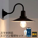 ウォールライト 1灯 リヒト+TOLIGO エジソン電球セット 電気 間接照明 リビング ブラケットライト 壁掛けライト 壁掛け照明器具 壁付け照明 壁 E26 階段 廊下 寝室 内玄関照明 トイレ 洗面所 ブルックリン 玄関ライト アンティーク レトロ 北欧 おしゃれ