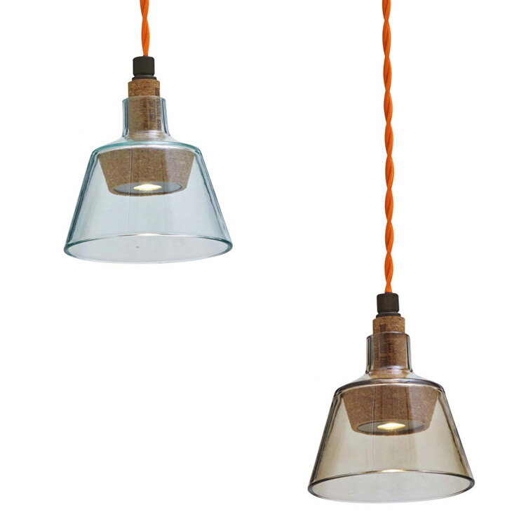 【送料無料】ペンダントライト 1灯 フラスカ[Flaska]インターフォルム[interform]|照明器具 天井照明 led 埋込み式 天井照明 おしゃれ 北欧 インテリア ガラス コルク かわいい 西海岸 キッチン ダイニング用 食卓用 インテリア ペンダント 電気