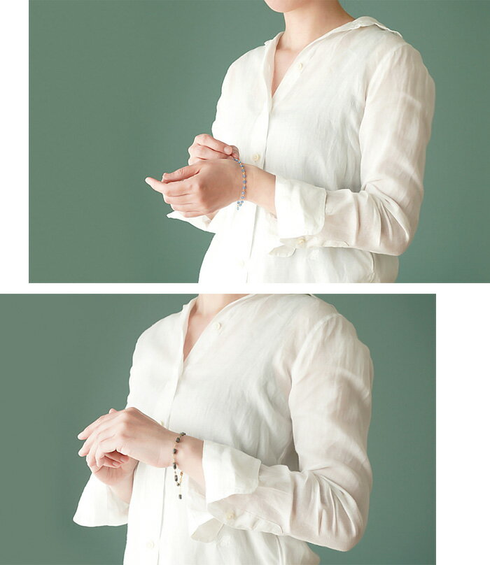 ★★手元に華奢なアクセント♪色とりどり天然石系ブレスレット