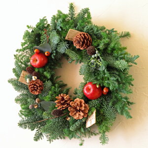 ■BeautifulBoyがお届けする【クリスマス限定商品】!クリスマスフレッシュリースChristmasFreshWreath
