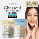 ガスール 固形 粉末 500g 選べる種類 3個セット ナイアード ナイヤード クレイ 粘土 泥 洗顔料 洗顔石鹸 せっけん 石けん 敏感肌 シャンプー 顔パック フェイスパック 大容量 クレンジング 毛穴 保湿 Naiad