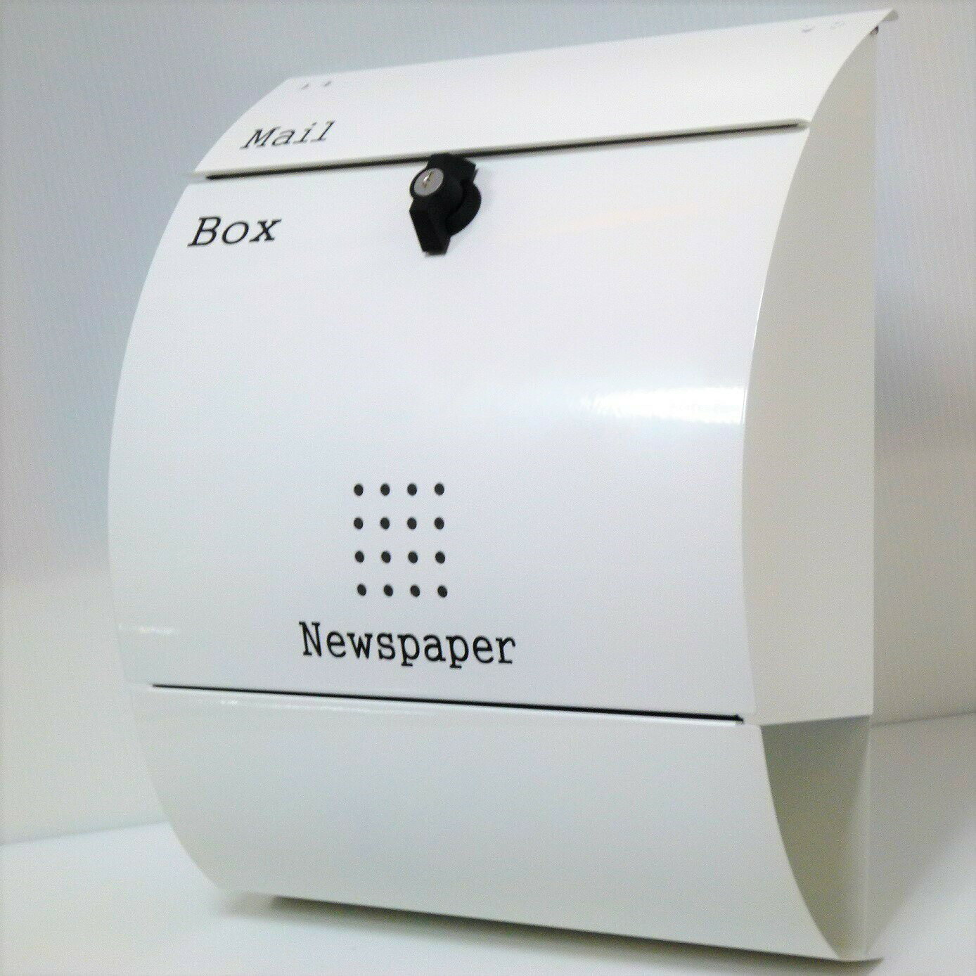 Rakuten - 決算セール！【あす楽】ポスト 郵便受け 郵便ポスト 壁掛け ホワイト白色ポスト pm033