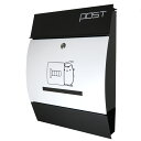 決算セール!【あす楽】ポスト 郵便受け 郵便ポスト 壁掛け 白色ポスト猫柄 pm197