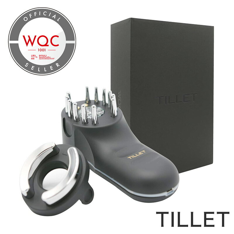 【メーカー認定公式販売店】 WQC TILLET ティレット イオン導入器 EMS エレクトロレポーション 顔 頭皮用 約120g 日本製 美顔器 育毛 赤色LED 母の日 父の日 誕生日 プレゼント ギフト 引越し祝い