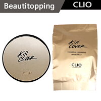 【CLIO】【本品＋リフィル】セット クリオ キルカバー ファウンウェアクッション XP Kill Cover Founwear Cushion XP SPF 50+ PA+++ 15g ファンデーション クッション 韓国コスメ リフィル リフィール レフィール レフィル 詰め替え