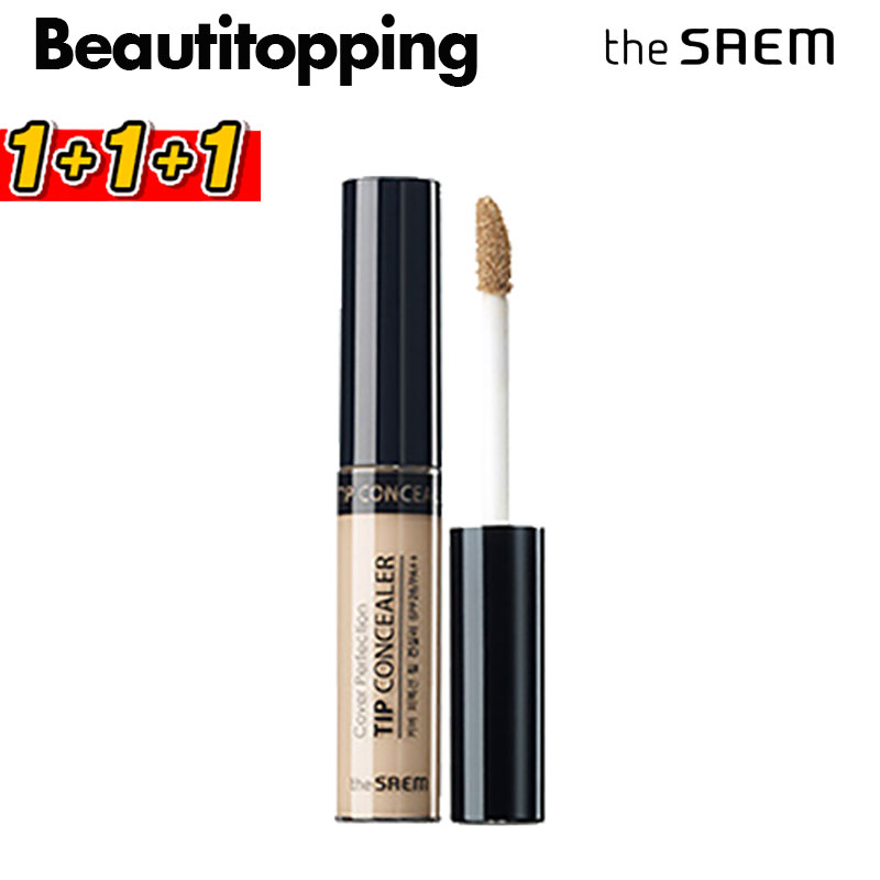 楽天Beauti Topping 楽天市場店3個セット【the SAEM】ザセム カバー パーフェクション チップ コンシーラー Cover Perfection Tip Concealer 欠点カバー お買い得 韓国コスメ 海外通販