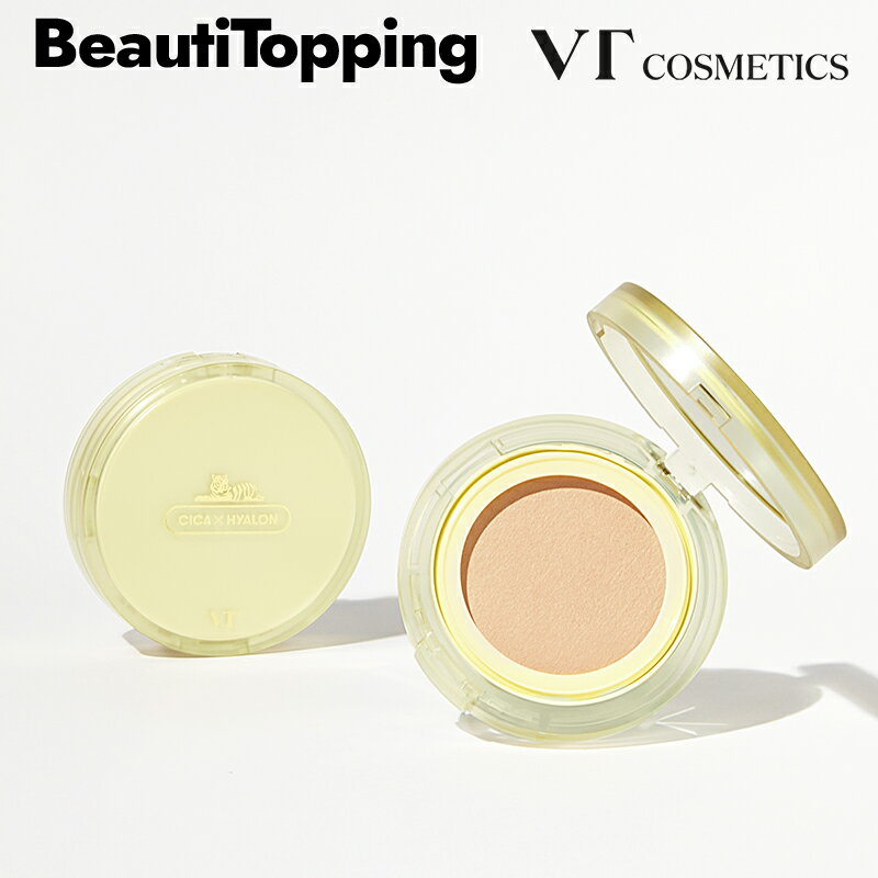 「最大1,000オフクーポン配布中」【VT COSMETICS】ブイティ シカベルベットジェリーパクト 全2種 12g UVカットSPF36 PA++ クッションファンデーション ナチュラル素肌メイク マット密着カバー ベースメイク 下地 韓国コスメ 海外通販