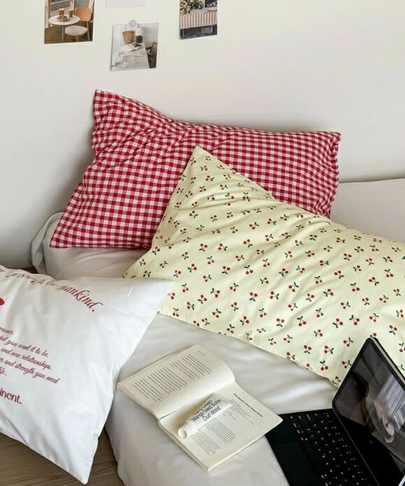 【新商品入荷】枕カバー カバー 寝具 寝室 ベッド ギンガムチェック 雑貨 韓国 韓国ファッション 春 夏..