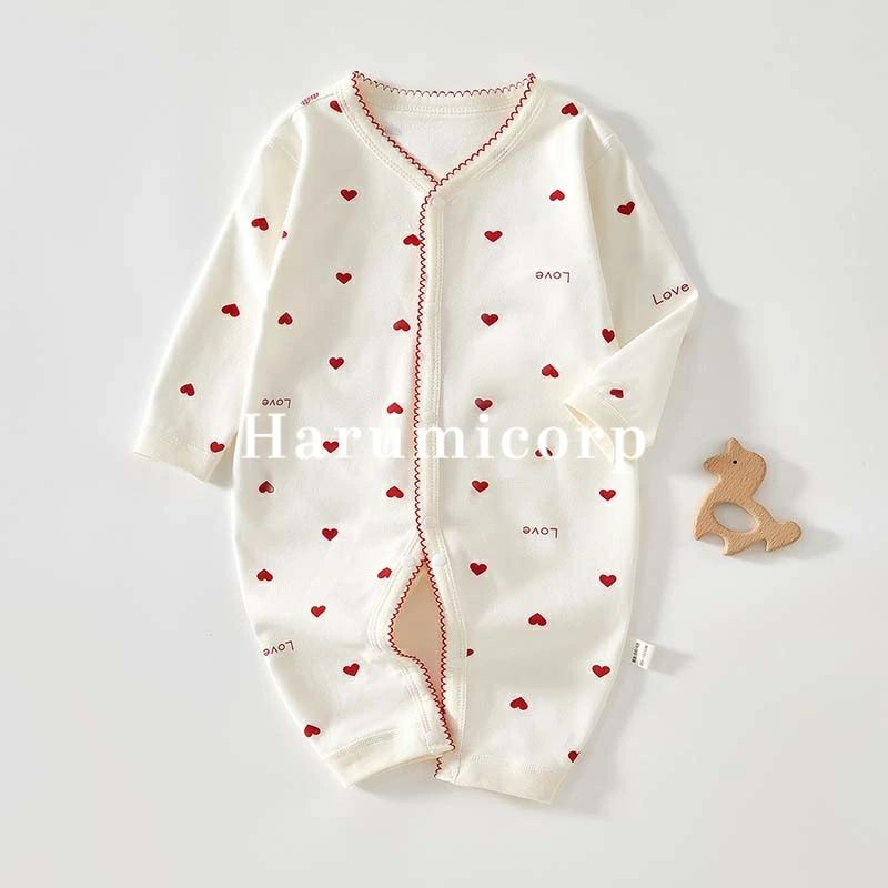 ロンパース 長袖 綿 ベビー服 女の子 男の子 カバーオール キッズ 新生児 赤ちゃん 子供服 春夏秋冬 お..