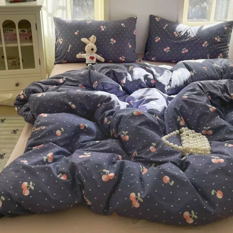 布団カバー セット 3点セット 可愛い 掛け布団カバー 布団カバーセット シングル セミダブル 春夏 フラ..