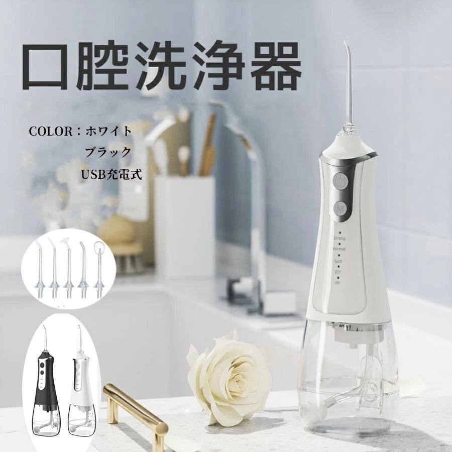 口腔洗浄器 口内洗浄機 マウスウォッシャー セレクト 家庭 USB充電式 歯間ジェット洗浄 旅行 敏感な方にも適用 電動歯ブラシ 歯周病対策