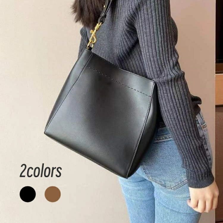 バケツ型 トートバッグ バッグ ショルダーバッグ レザートート PUレザー レザーバッグ レザーバック 合..