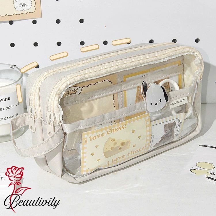 ペンケース 大容量 多機能 小学生 中学生 高校生 大学生 オトナ 痛 痛ペンケース かわいい おしゃれ シ..