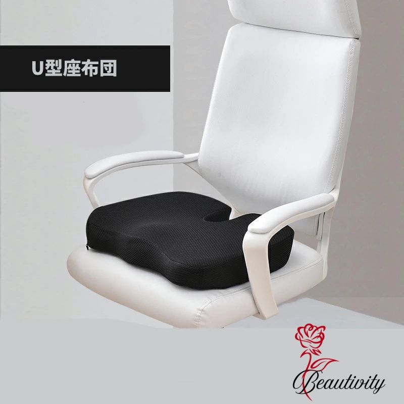 低反発 椅子用 U型 ざぶとん 座布団 座ぶとん 健康 蒸れない おしゃれ 産後 痔 腰ケア 椅子 骨盤 ザブ..