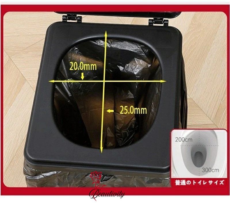 簡易トイレ 日常は踏み台に ポータブルトイレ 携帯トイレ 耐荷重150kg 防災もアウトド ポータブルトイレ 防災トイレ 災害用 非常用 防災グッズ 折りたたみ 組み立て簡単 軽量 キャンプ 多機能ポータブルトイレ 仮設トイレ 折りたたみトイレ 断水時 介護用 beautivity-10011806 beautivity サンプル画像2