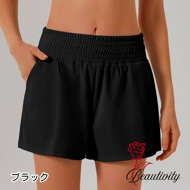 ヨガウェア ヨガレギンス ヨガパンツ ハーフパンツ ショートレギンス ホットパンツ レギンス パンツ レディース スポーツウェア レディース ウェア ランニングウェア ジムウェア beautivity-10000732 beautivity サンプル画像2