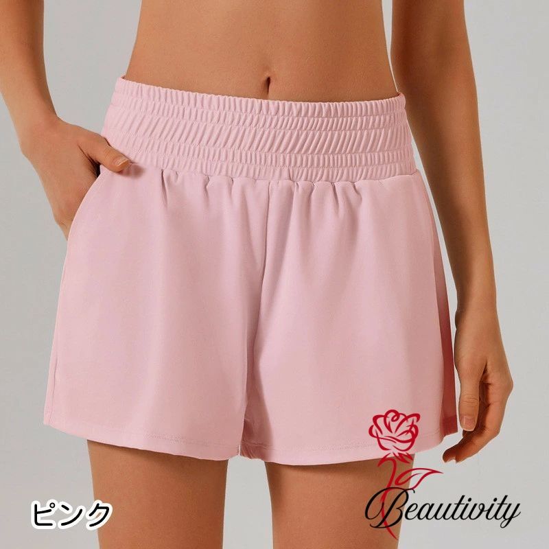 ヨガウェア ヨガレギンス ヨガパンツ ハーフパンツ ショートレギンス ホットパンツ レギンス パンツ レディース スポーツウェア レディース ウェア ランニングウェア ジムウェア beautivity-10000732 beautivity サンプル画像3