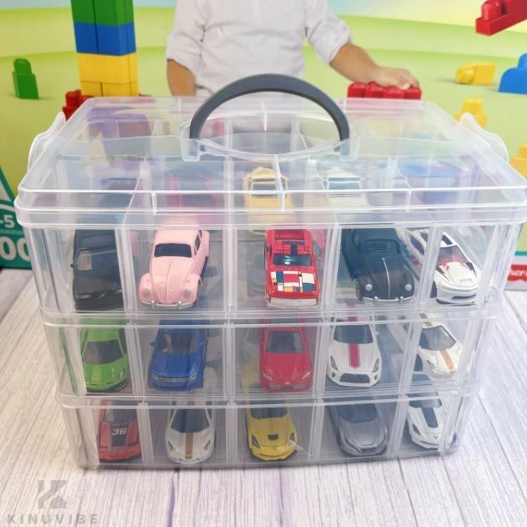 車 ミニカー ミニカー収納ケース 30台収納 ミニカーケース ディスプレイケース ミニカー 収納 おもちゃ 卓上 ショーケース ミニカー 棚 収納ケース 収納ボックス コレクションボックス トミカ収納 トミカケース ミニカー [3]