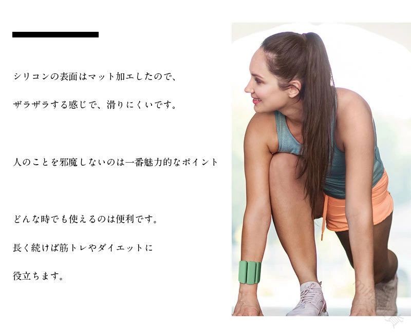 自宅で手軽に始める筋力UP リストウエイトで効率的トレーニング すべり止め加工で...