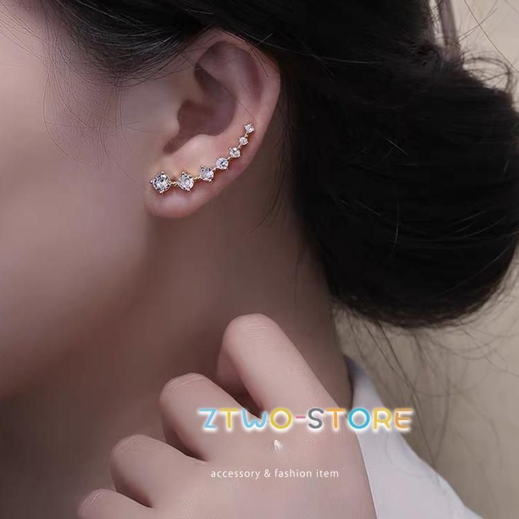 【送料無料】ピアス レディース 7連粒 キラキラ フックピアス シルバー ゴールド 18kgp 上品 おしゃれ 女性 ギフト