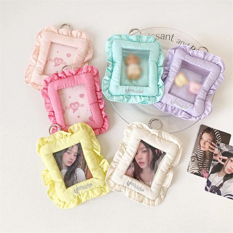 beautivityのトレカケース チェキケース フォトキーホルダー カードケース 推し活グッズ収納 アイドル応援 推し活グッズ インスタントフォトサイズ 持ち運び 便利 チェキミニ対応 オタ活 ファン応援 韓国風 写真 プレゼントギフト｜アングル2
