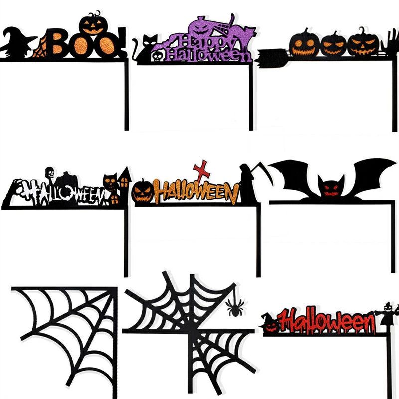 ハロウィン ドア飾り 5点セット ランダム ステッカー 雰囲気作り 玄関 室内 かぼちゃ 壁掛け ドア装飾 業務用 自宅 部屋 庭 お店 パーティー 学校 イベント おしゃれ 華やか 飾り付け ハロウィーン おばけ パーティ 送料無料 海外通販