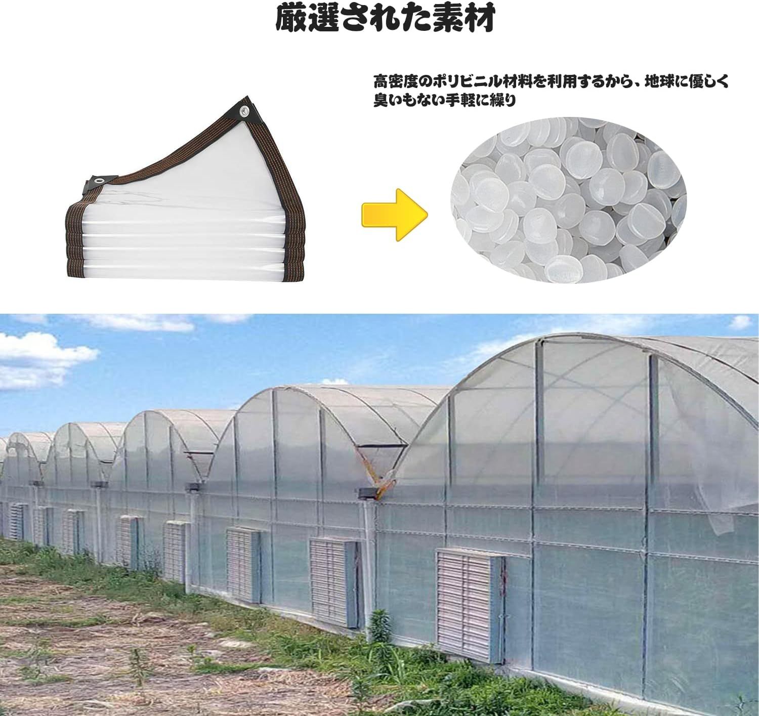 防水透明シート 雨よけシート 1×1M 1×2M 2×2M 2×3M 植物 温室 冬 カバー 保温 屋外...